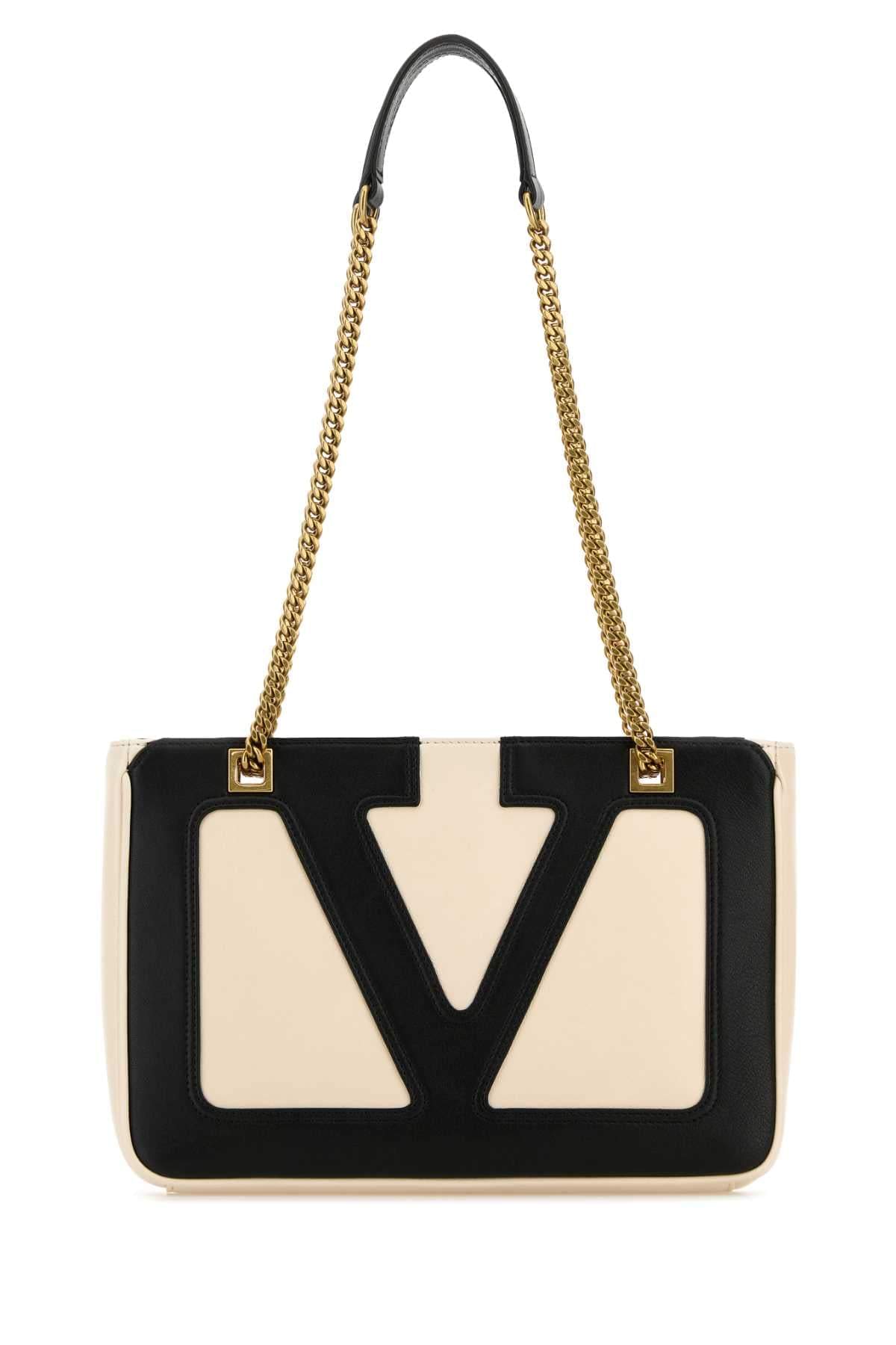 Valentino Garavani Women Ivory Nappa Leather Small Viva Superstar Shoulder