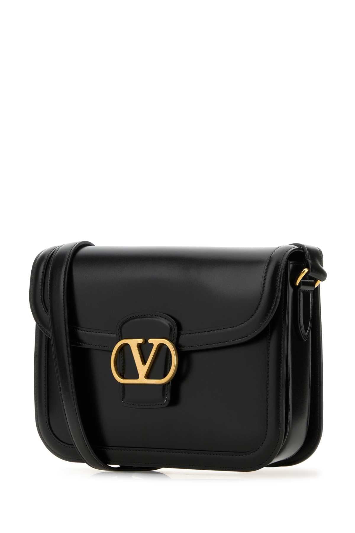 Valentino Garavani Women Black Leather 9To5 Shoulder Bag