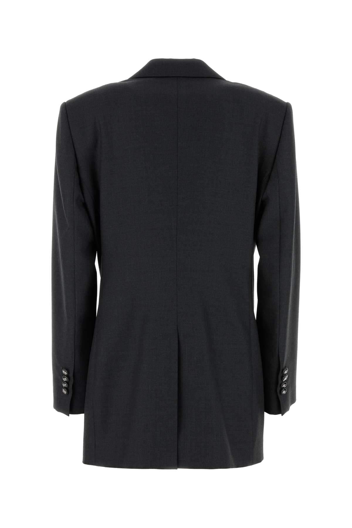 Dolce & Gabbana Women Graphite Wool Blazer