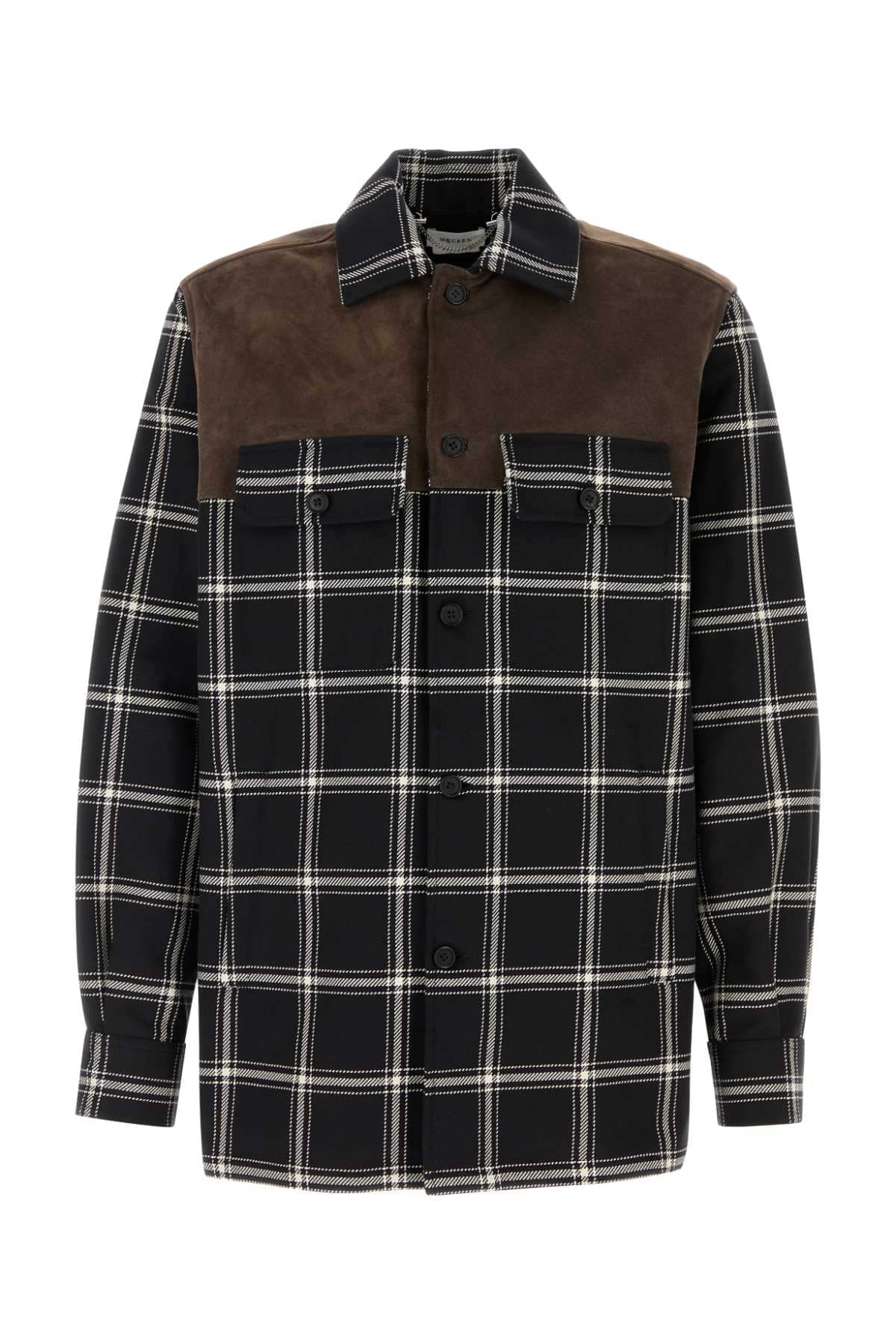 Alexander Mcqueen Men Embroidered Cotton Shirt