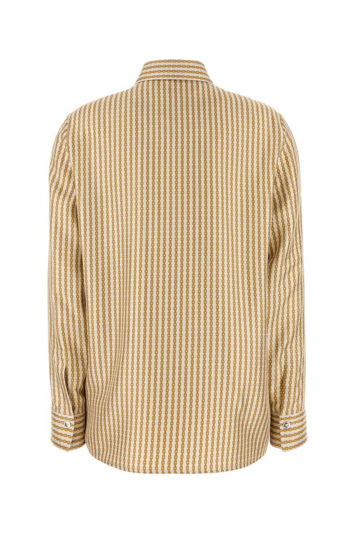 Versace Women Printed Silk Shirt