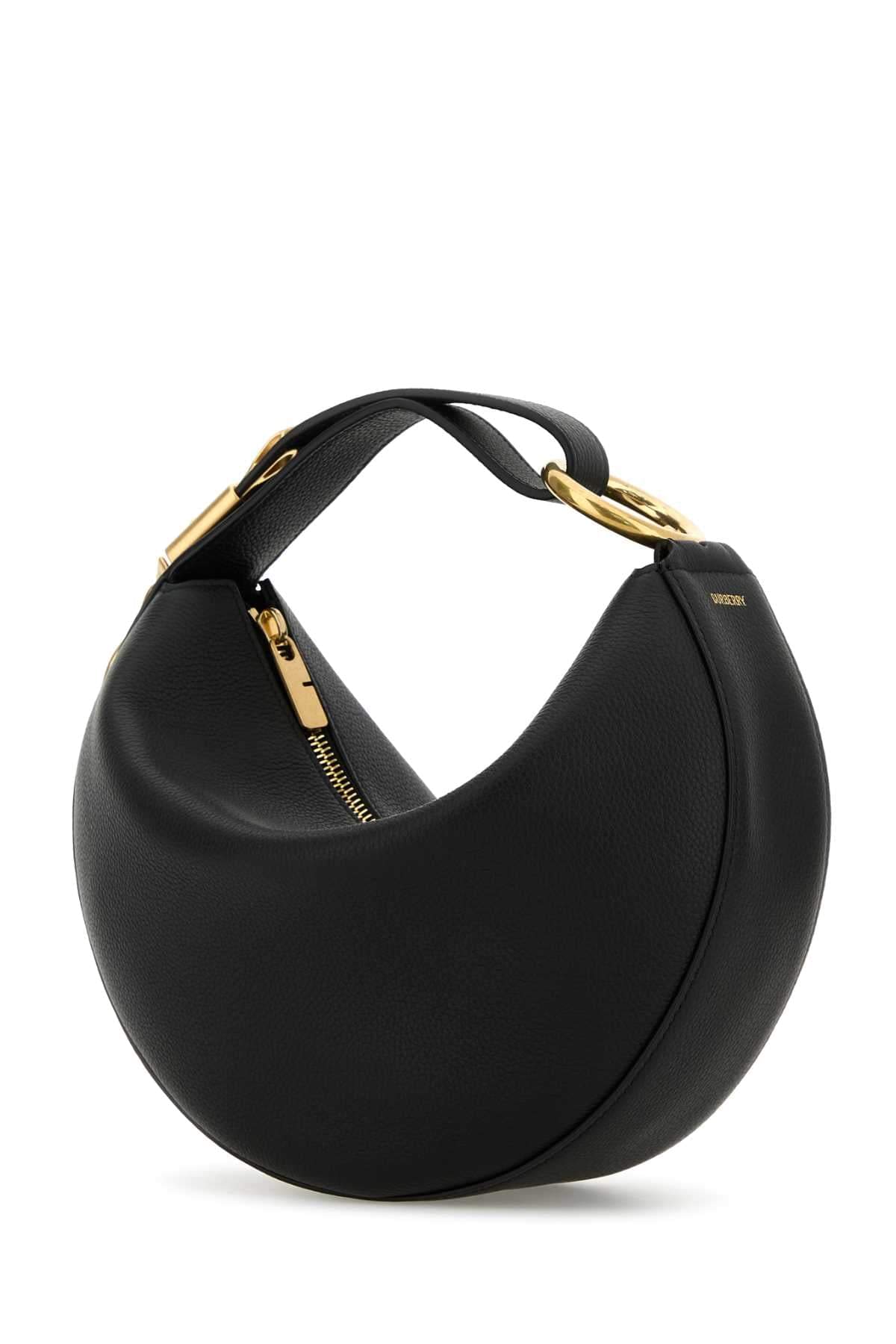 Burberry Women Black Leather Handbag