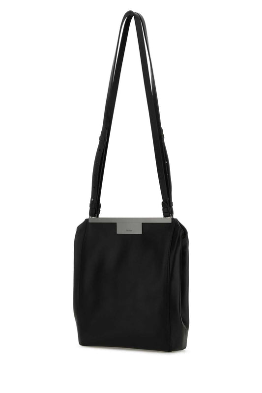 Max Mara Women Black Leather Mmsummer Shoulder Bag