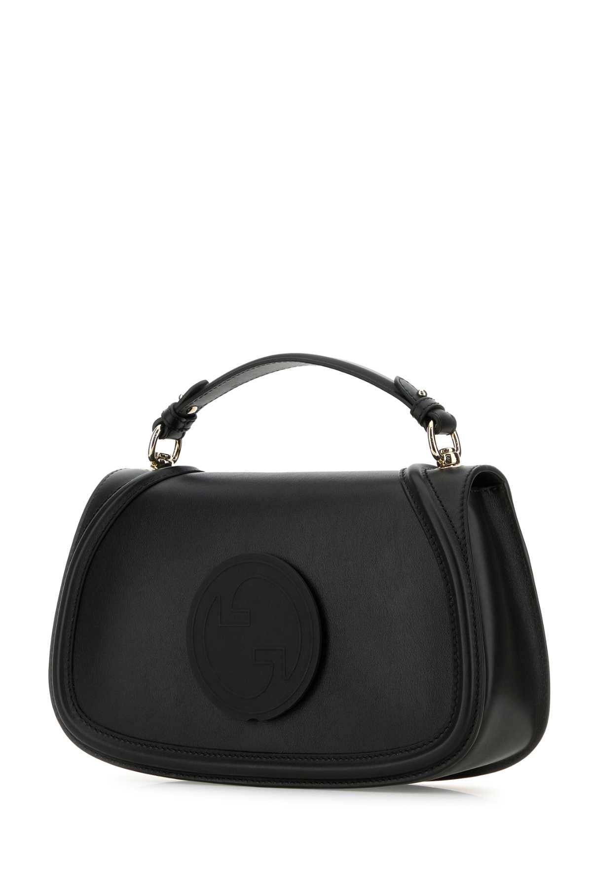 Gucci Women Black Leather Gucci Blondie Handbag