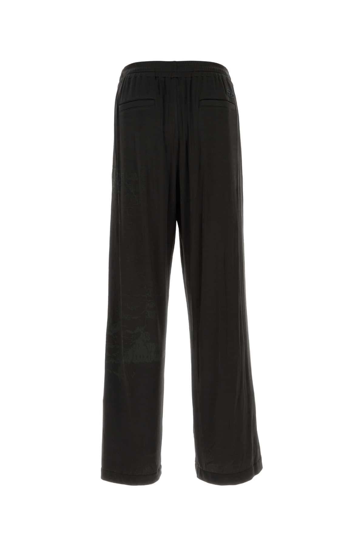 Diesel Men Black Stretch Acetate P-Jester Pant