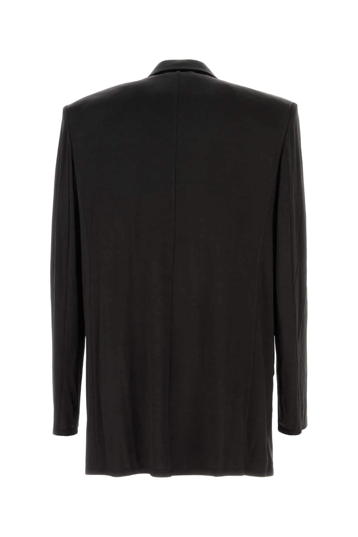 Diesel Men Black Stretch Acetate J-Pekka Blazer