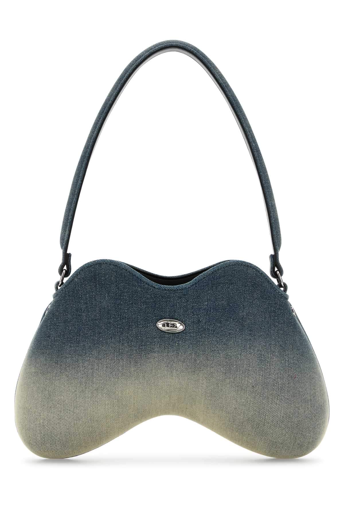 Diesel Women Denim Double-D Shoulder Bag