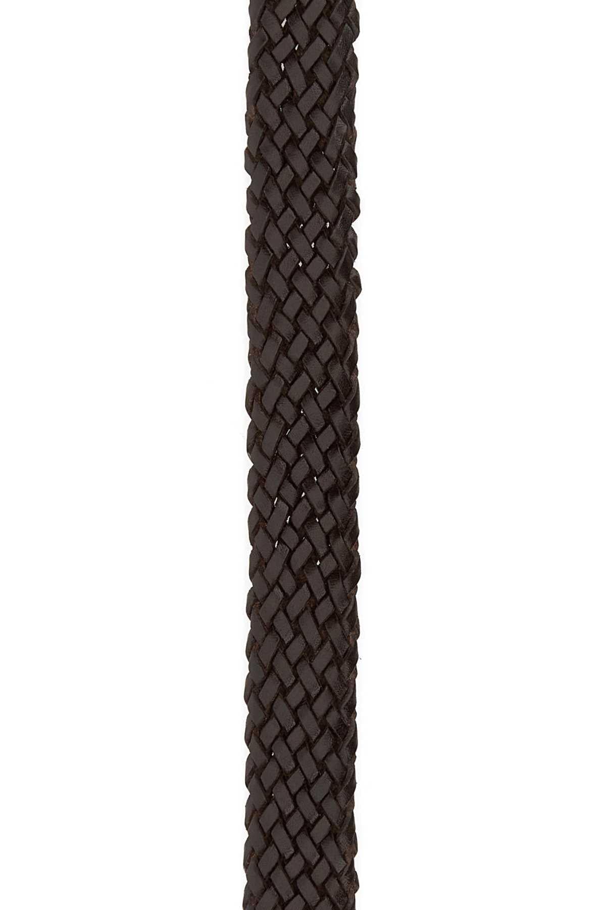 Prada Women Brown Leather Belt