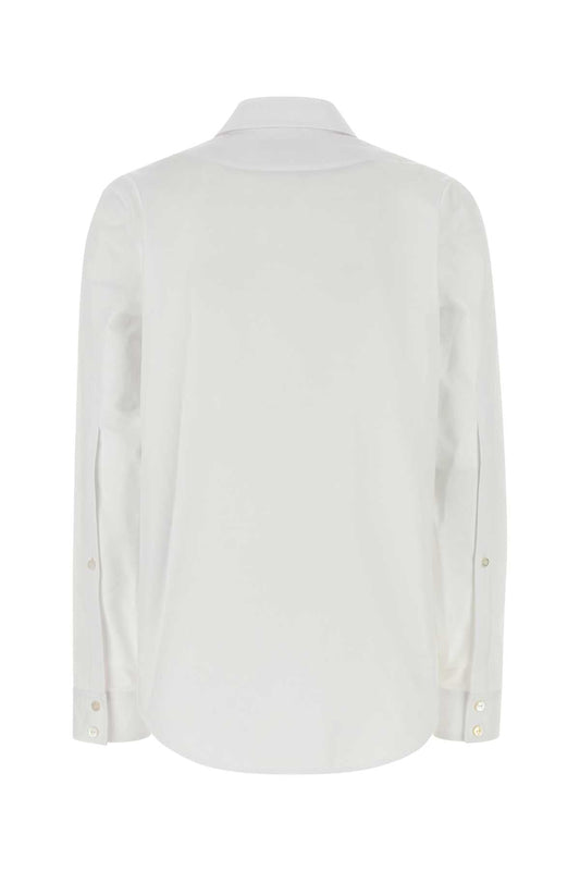 Gucci Women White Poplin Shirt