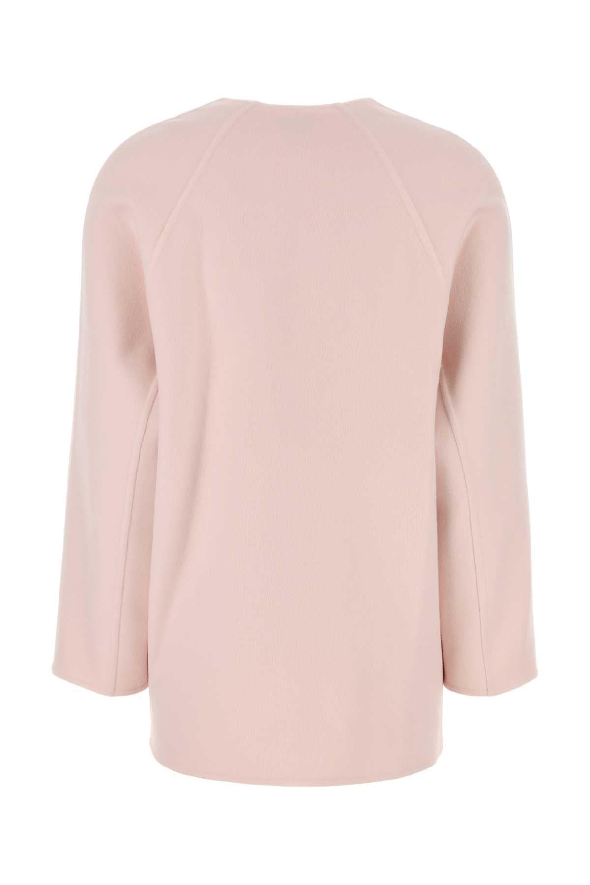 Bottega Veneta Women Pastel Pink Wool Blend Cardigan
