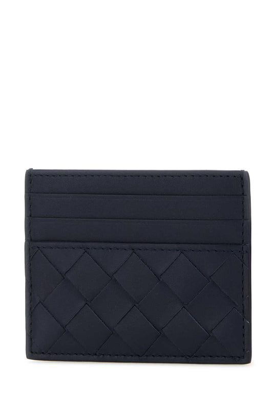 Bottega Veneta Men Two-Tone Leather Intrecciato Card Holder