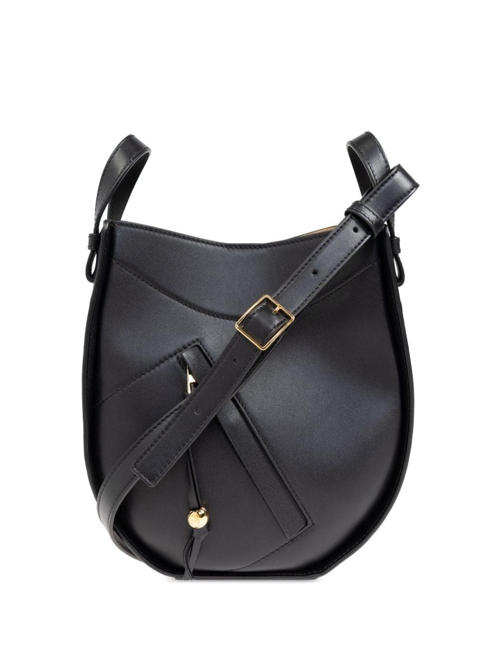 Loewe Women Hammock Slice Bag In Shiny Calfskin