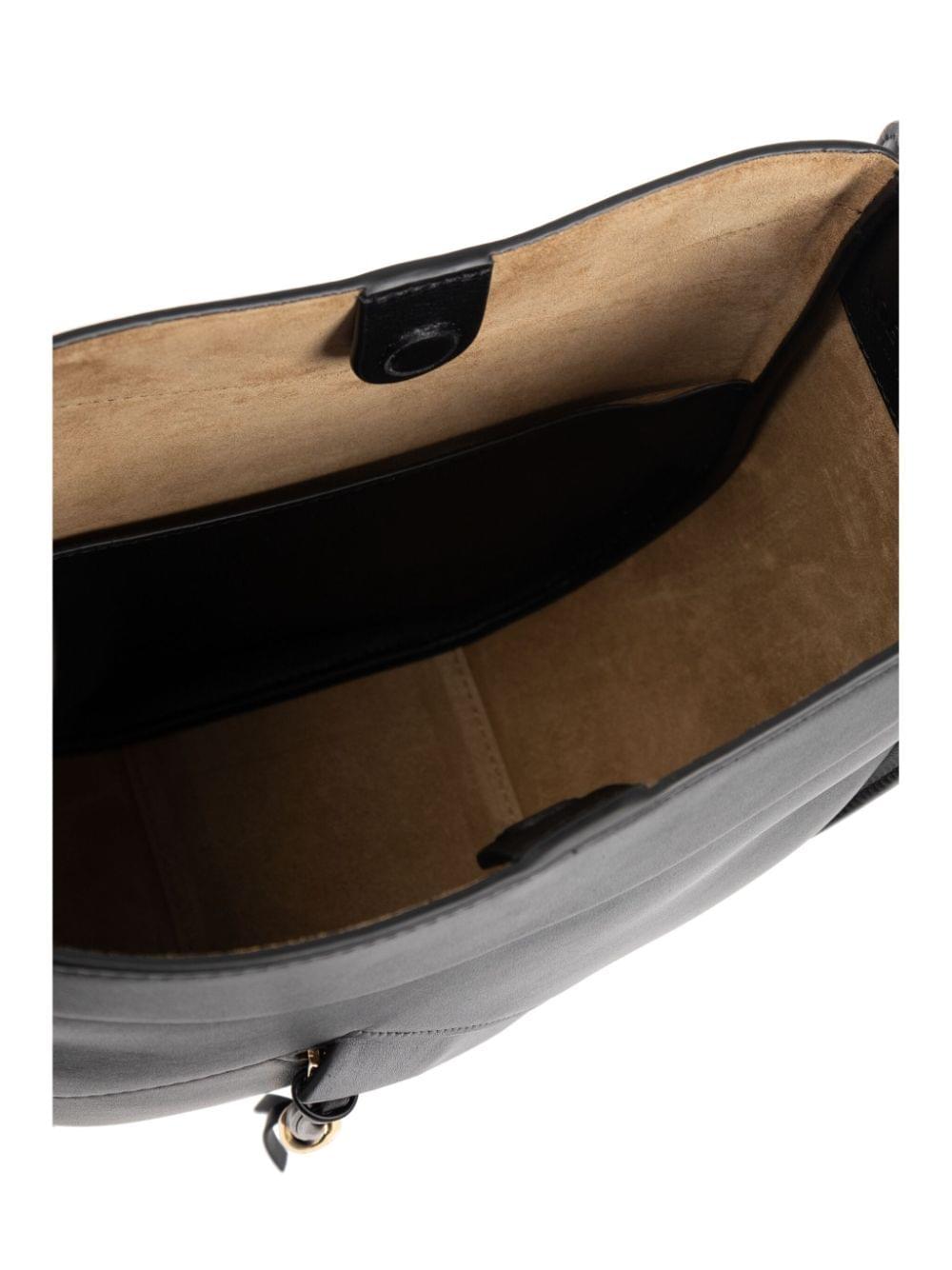 Loewe Women Hammock Slice Bag In Shiny Calfskin