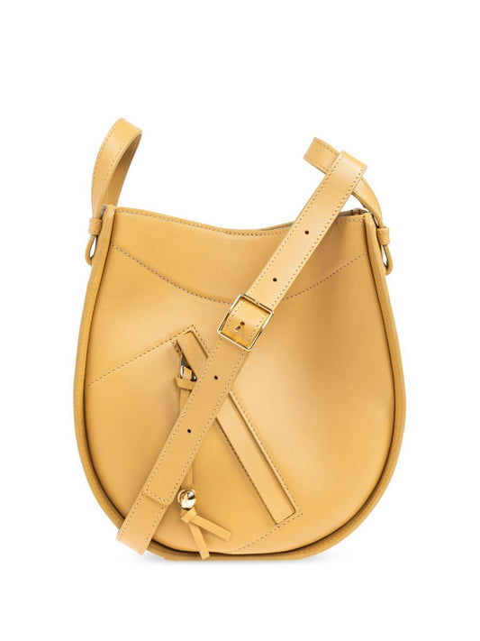 Loewe Women Hammock Slice Bag In Shiny Calfskin