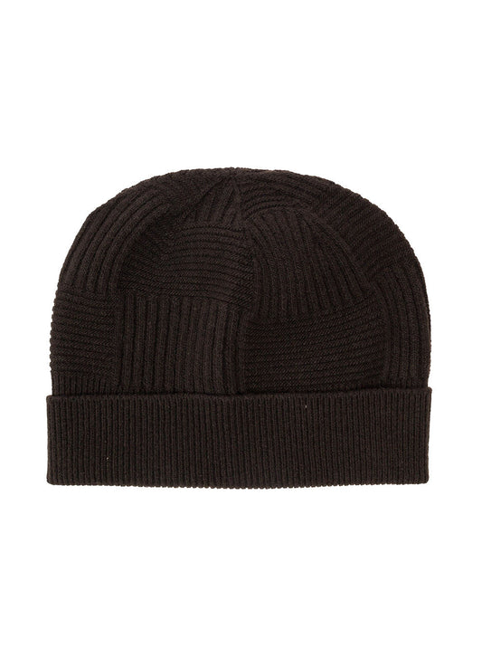 Bottega Veneta Men Bottega Veneta Brown Woven Wool Hat Man
