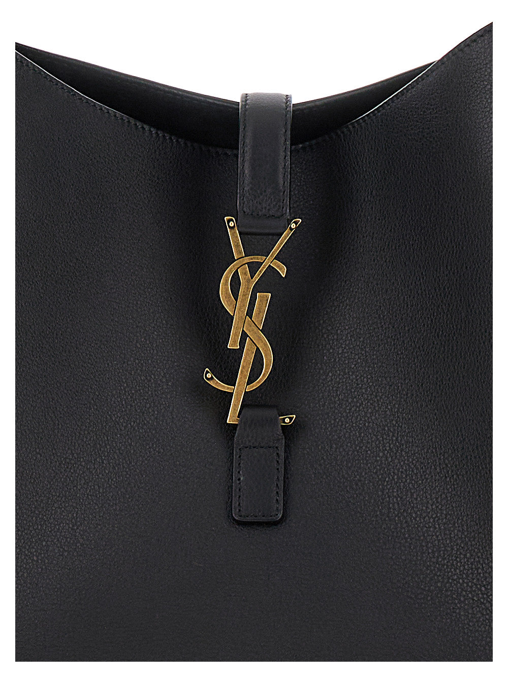 Saint Laurent Women 'Le 5 À 7 Big' Black Shoulder Bag With Cassandre Detail In Smooth Leather Woman