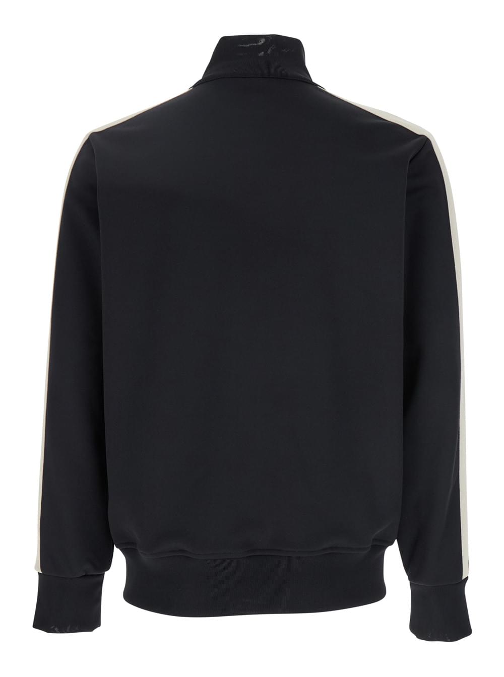 Palm Angels Men 'Classic Logo' Black Sweatshirt With Logo Printed On The Front In Tech Fabric Man
