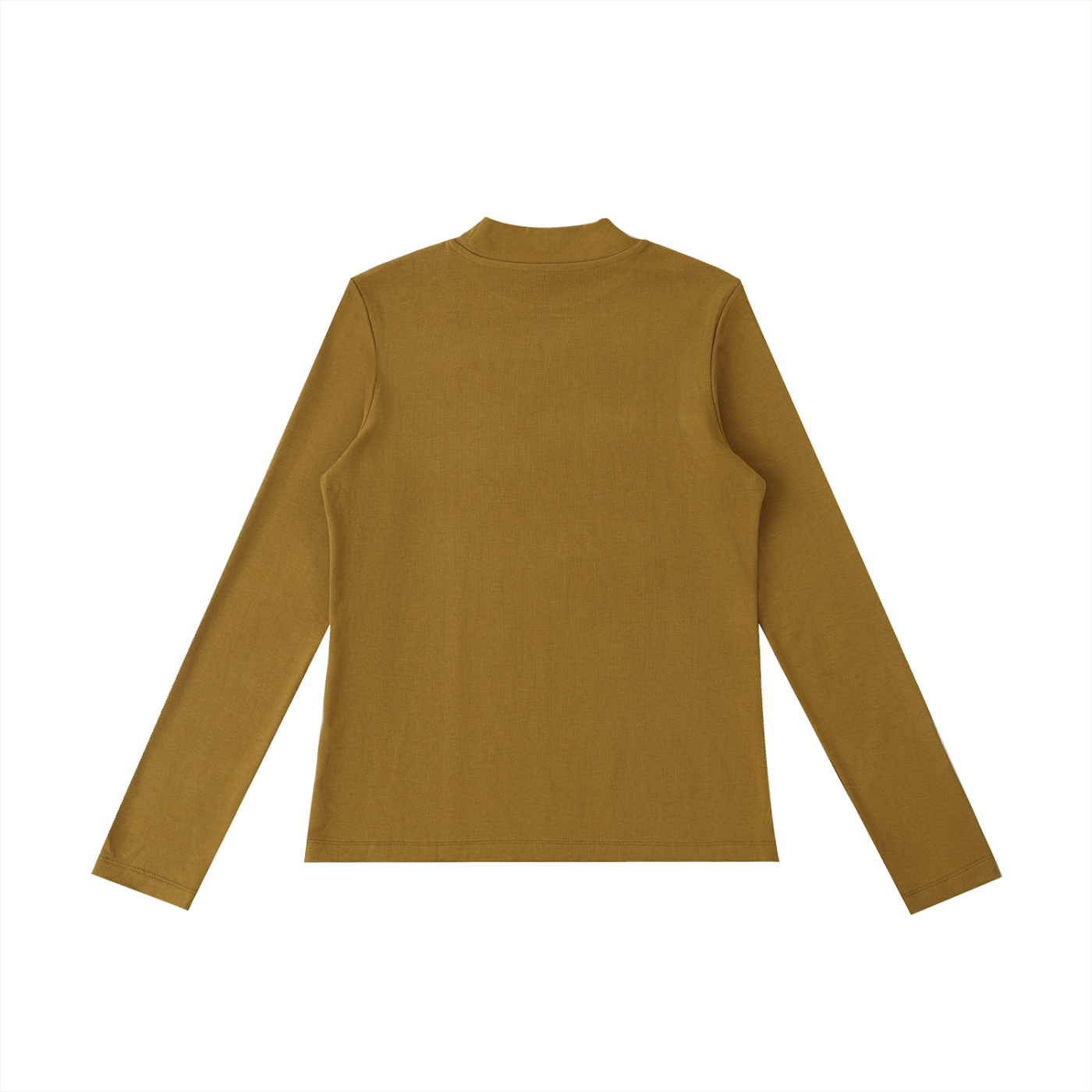 QE Essential Mock Neck Long Sleeve T-Shirt
