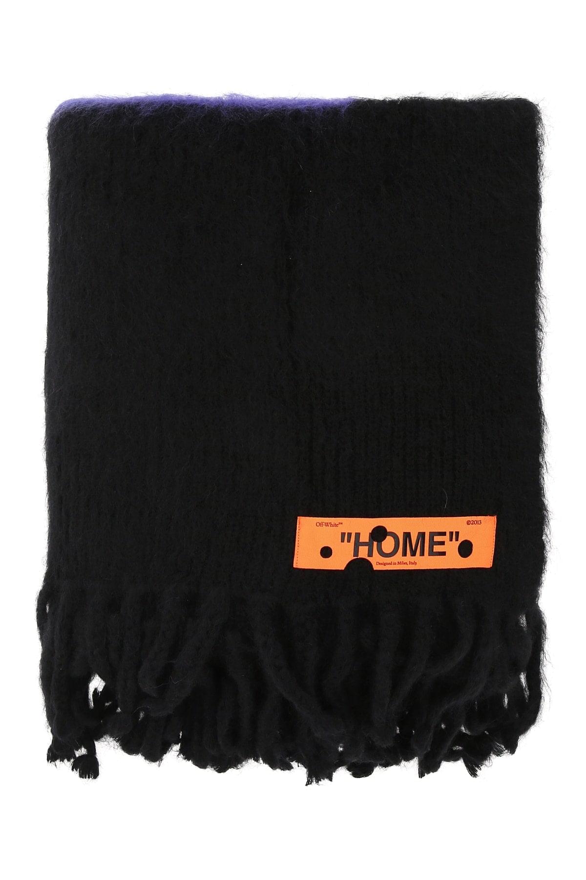 Off White Unisex Gradient Blanket