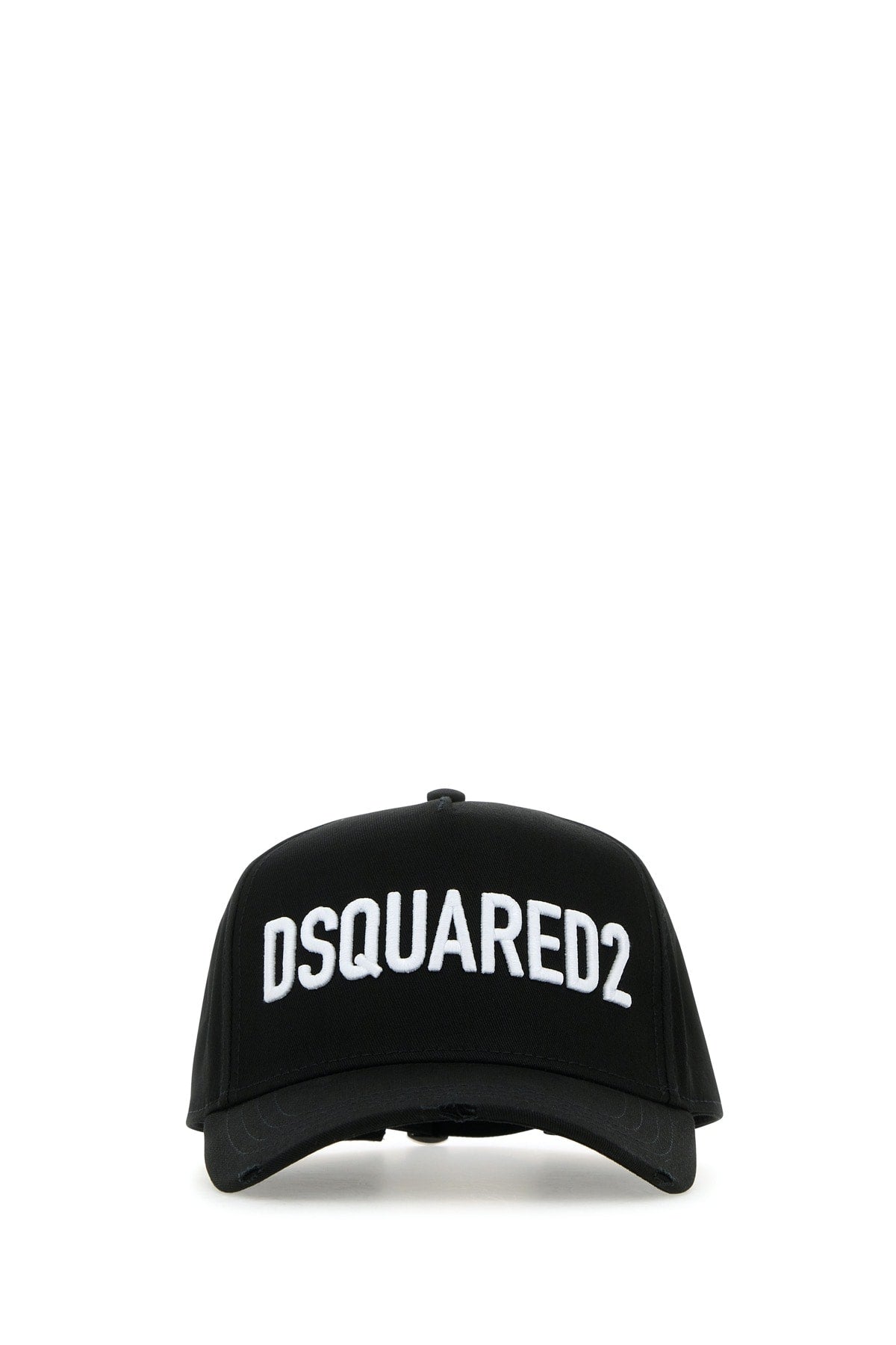 Dsquared Men Black Cotton Baseball Cap