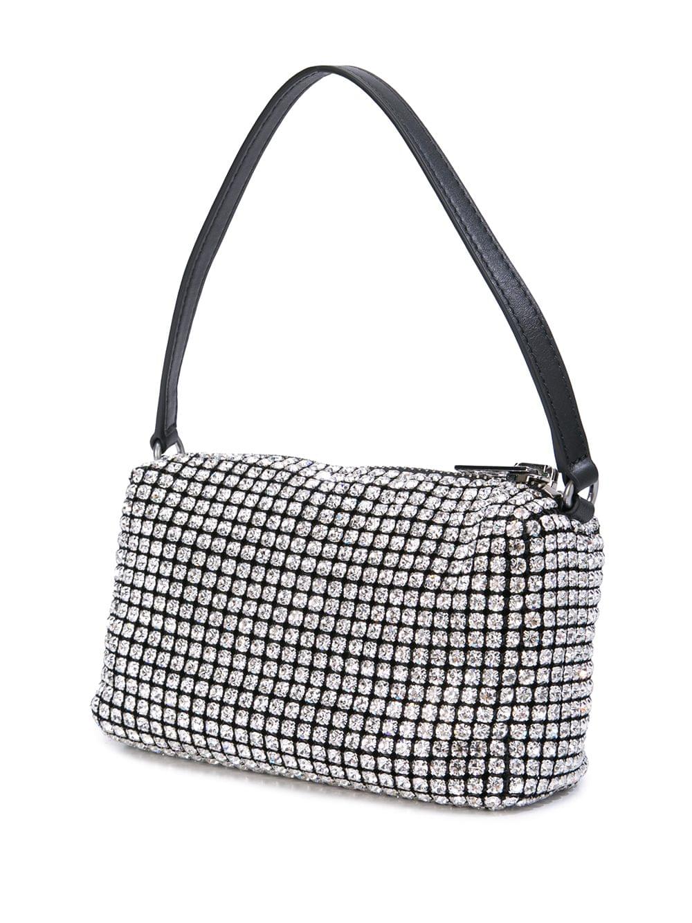Alexander Wang Women Heiress Medium Pouch In Crystal Mesh