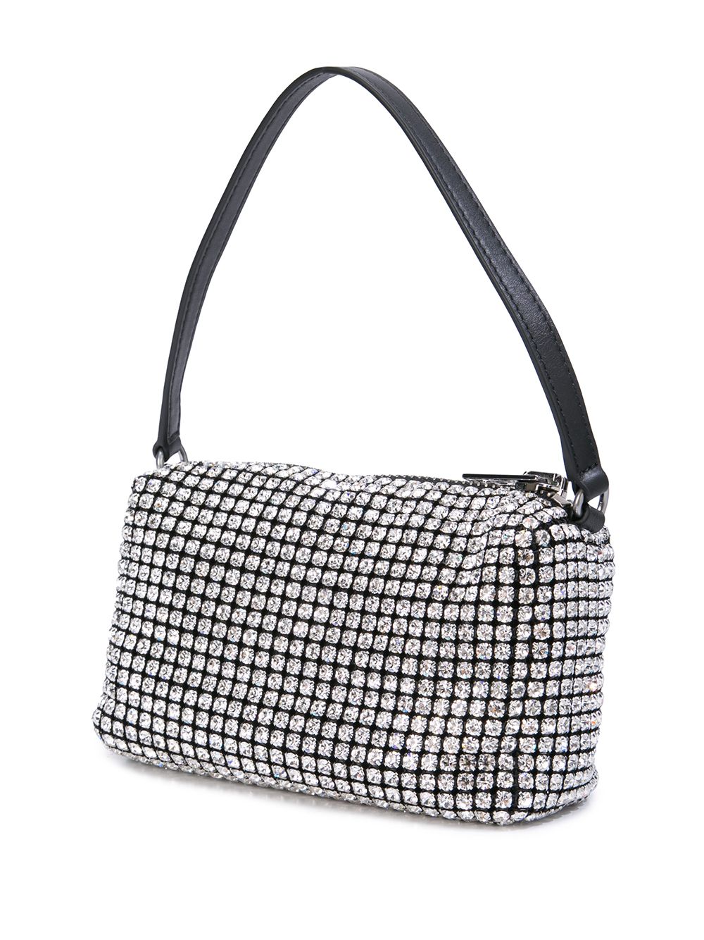 Alexander Wang Women Heiress Medium Pouch In Crystal Mesh