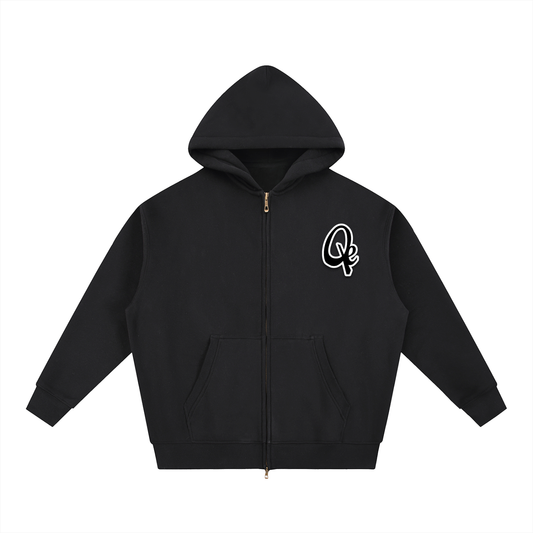 QE Essential Oversized Fleece Boxy Hoodie