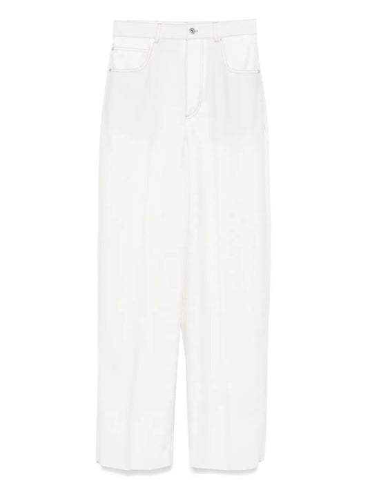 Bottega Veneta Women Pantaloni A Gamba Ampia In Denim