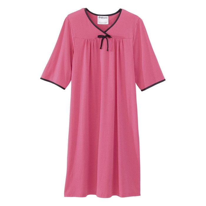 Silverts Open Back Hospital Gowns For Women - Night Gowns For Elderly Women, Post Surgery Clothing For Women, Adaptive Clothing For Women