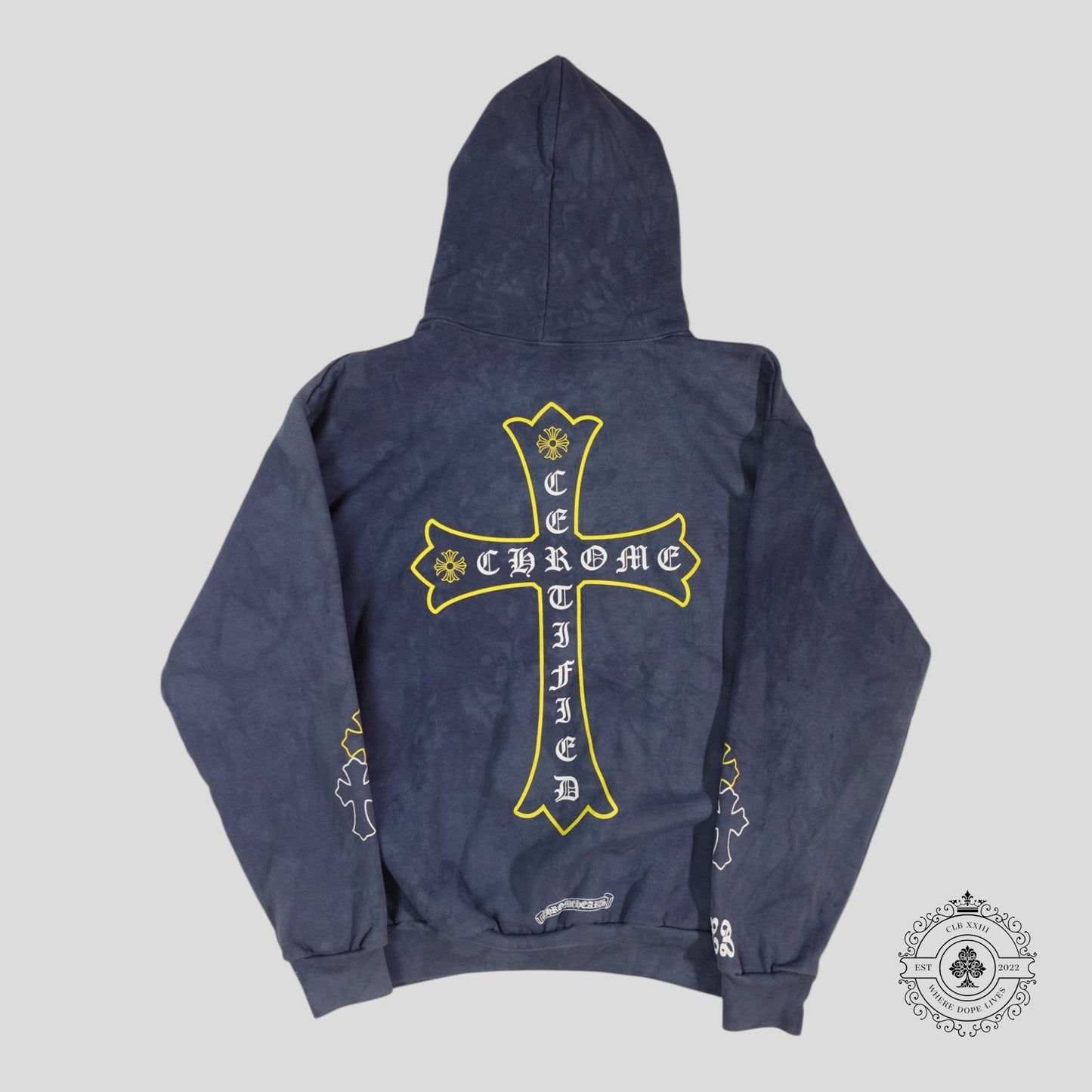 Chrome Hearts Certified Chrome Hoodie in Blue
