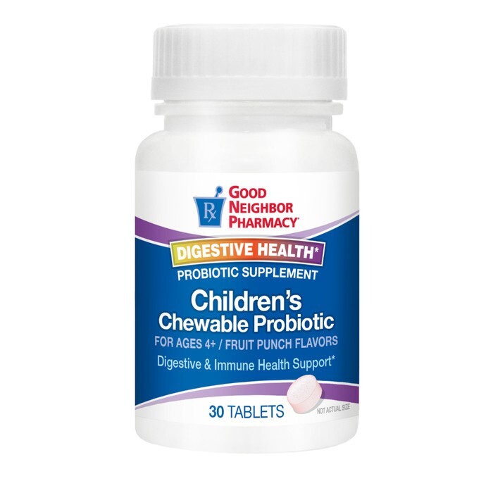 Good Neighbor Pharmacy Children's Chewable Probiotic Fruit Punch Tablets 30ct