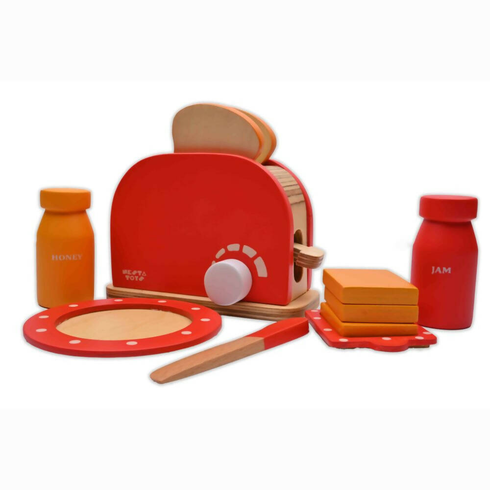 Nesta Toys Bread Pop-up Toaster Toy - Multicolor
