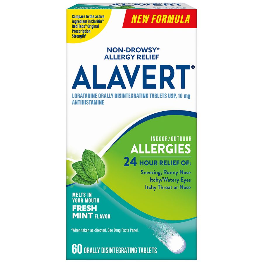 Alavert Non -Drowsy Allergy Relief Odt Mint 60Ct