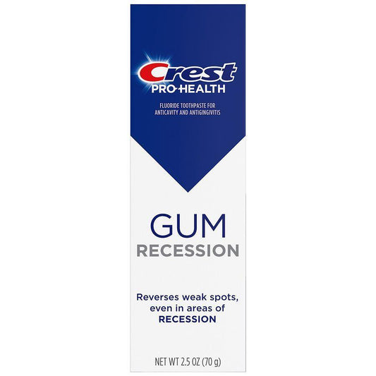 Crest Pro-Health Gum Recession Anticavity, Antibacterial Fluoride Toothpaste 2.5 oz