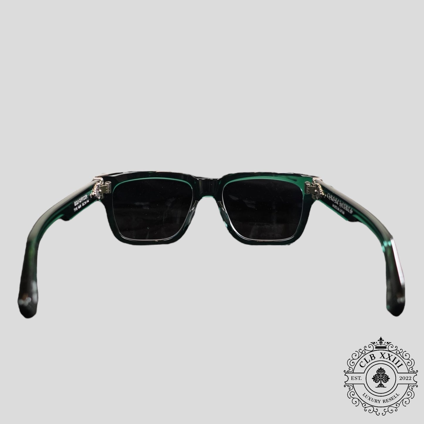 Chrome Hearts Box Officer Sunglasses in Marine