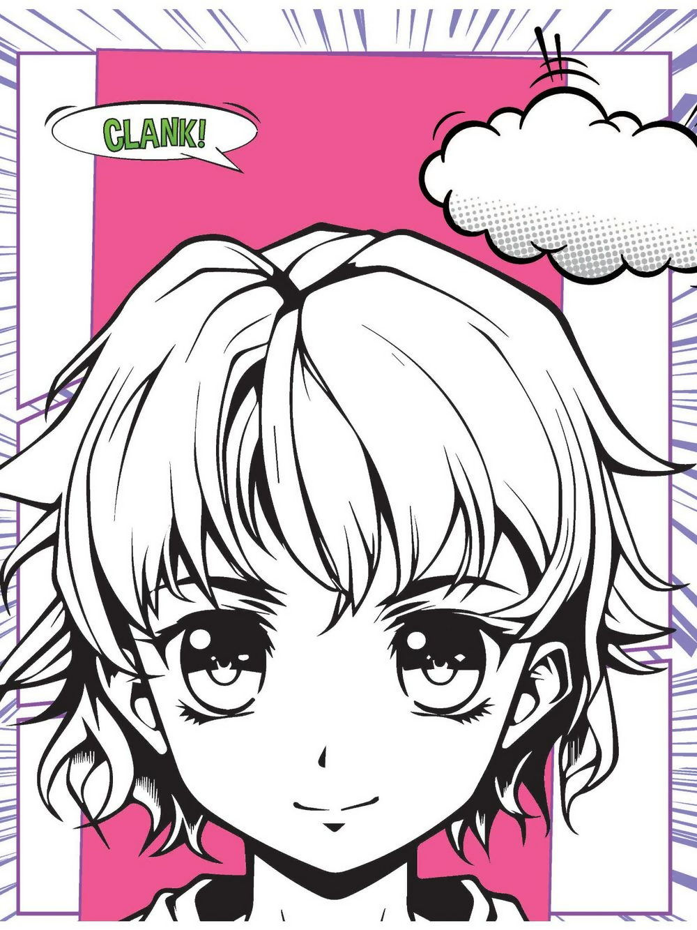 Dreamland Publications Colour Your Own Manga Book 3 With Free Manga Colouring Poster For Kids