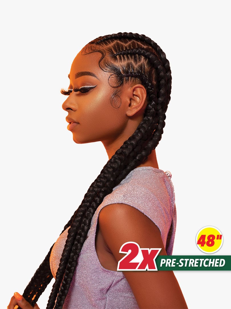 Sensationnel X-pression Prestretched Braiding Hair 48" Purple