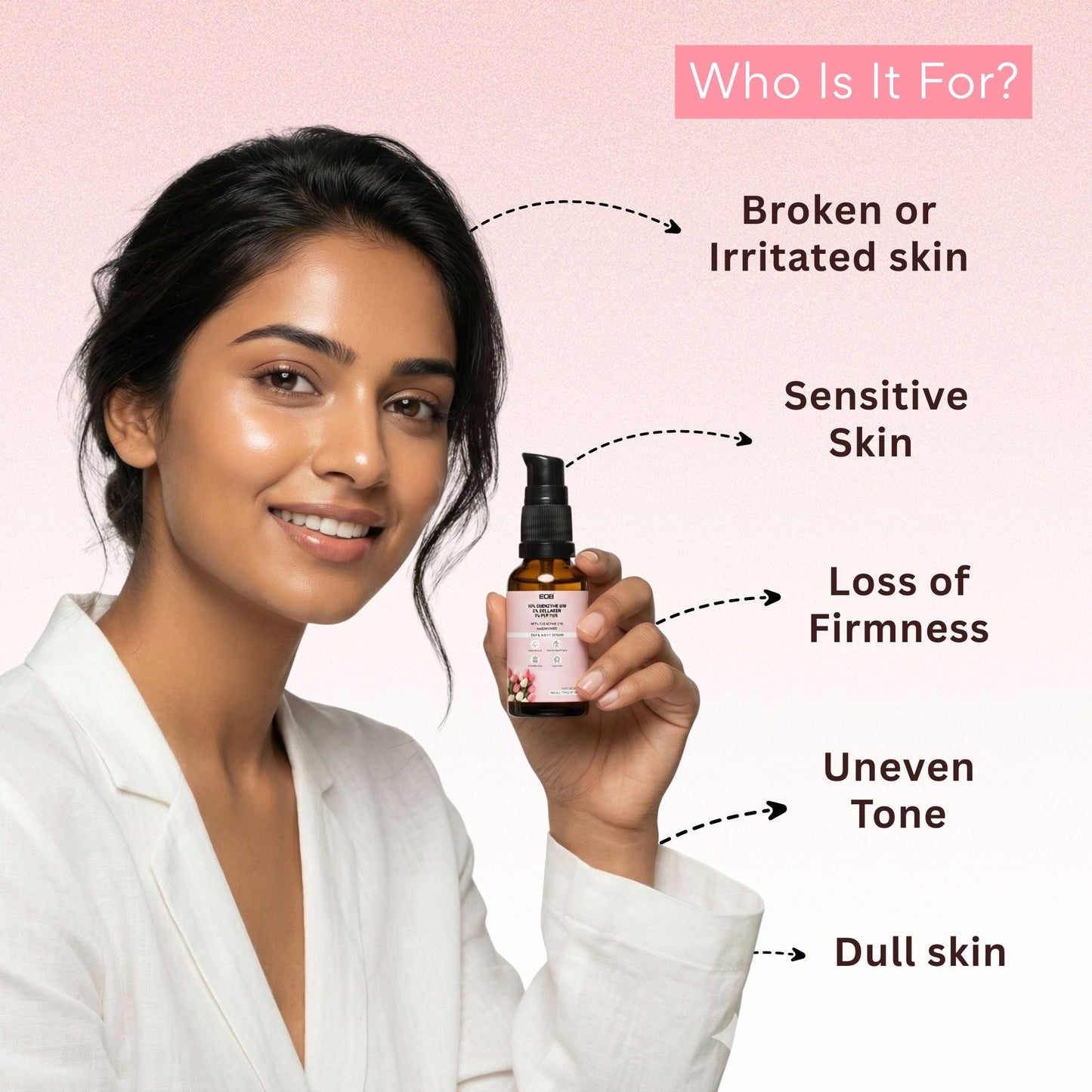 EOB 10% Coenzyme Q10 Face Serum Day & Night Serum