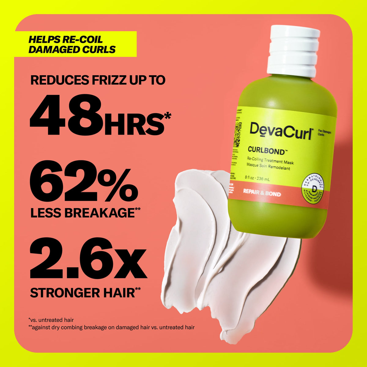 Deva Curl Curlbond Re-Coiling Treatment Mask 17.5 oz