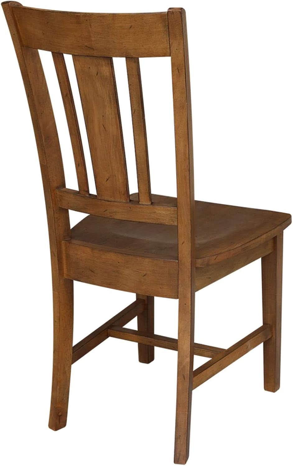 International Concepts San Remo Pecan Parawood Dining Chair