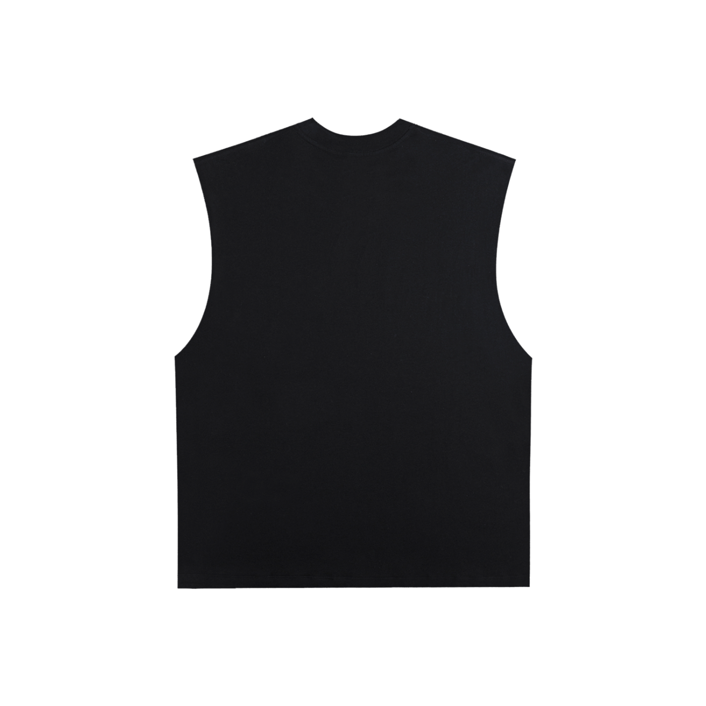 QE Ring Raw Edge Cotton Tank Top