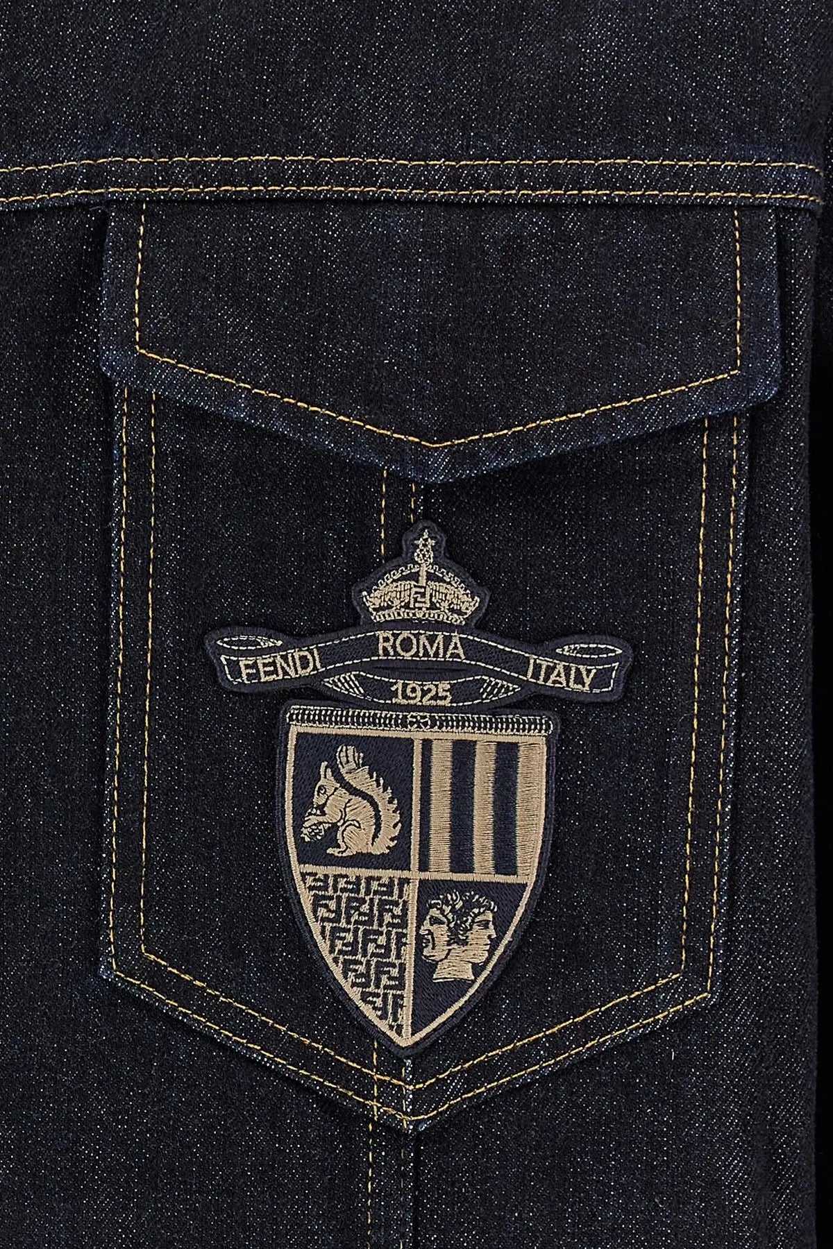 Fendi Men Fendi Crest Jacket