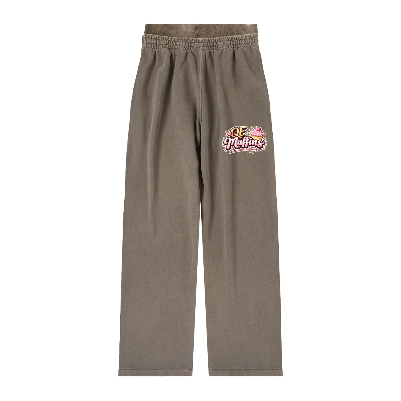 QE Muffins Vintage Washed Waist Pants
