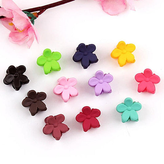 30 Pcs/lot Children 4 Claws Plastic Hair Clips Mini Flowers Gripper Clamp Hair Accessories Hairpins Gorgeous Hair Accessories For Women