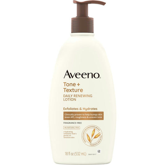 Aveeno Tone + Texture Daily Renewing Lotion - Sensitive Skin, 18 Fl Oz