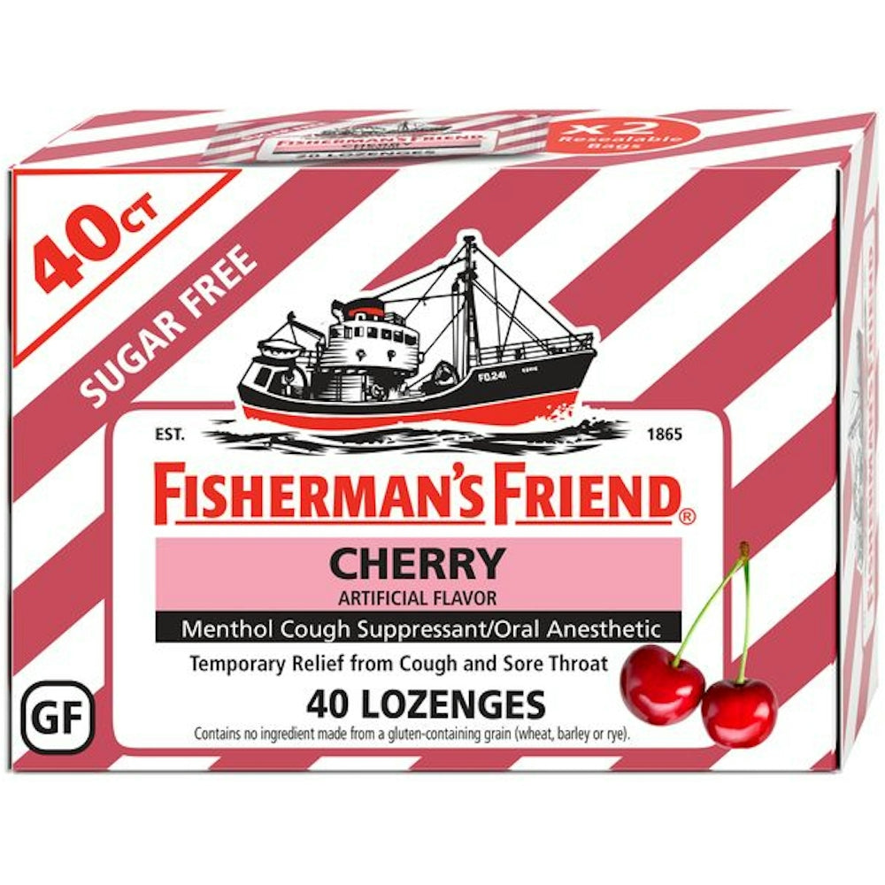 Fisherman's Friend  Lozenges Cherry Sugar Free 40Ct