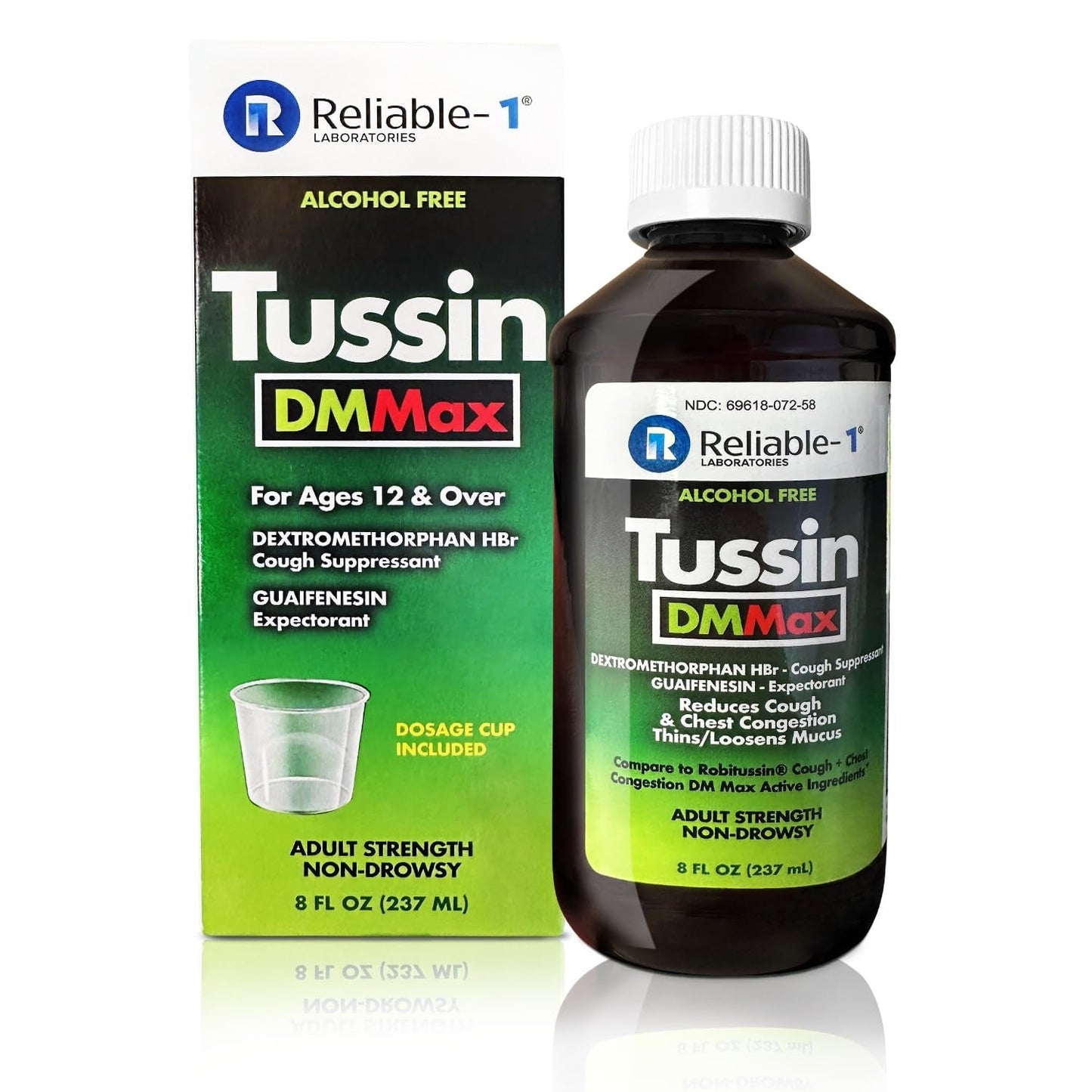 Tussin DM Cough & Chest Congestion Relief, Maximum Strength, 8 fl oz (237ml)