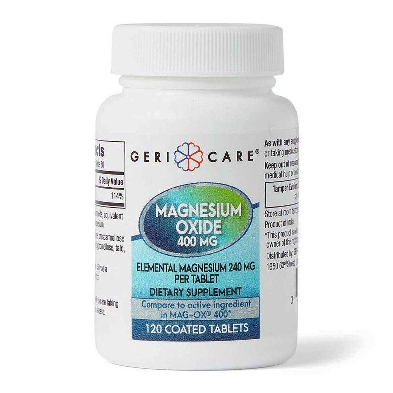 Magnesium Oxide Tablets 400 Mg, 120 Ct