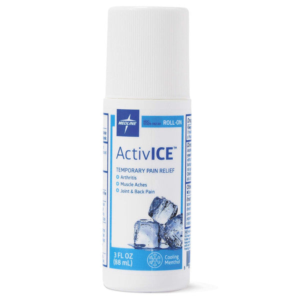 Medline Remedy Activice Topical Pain Reliever – 3 fl oz Roll-On