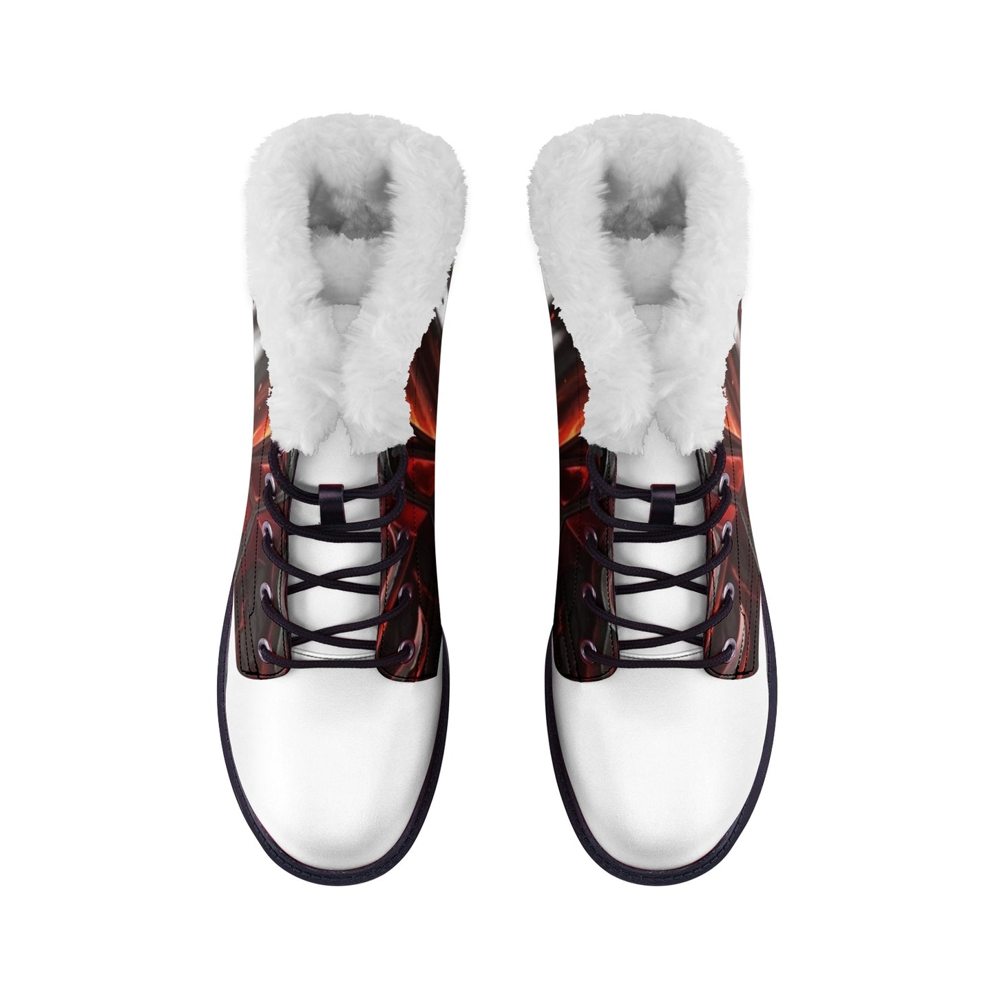 QE Diablo Unisex Lace Up Winter Boots Fashion Comfort Chukka Boots